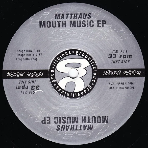 Album cover for Mouth Music EP by Matthaus