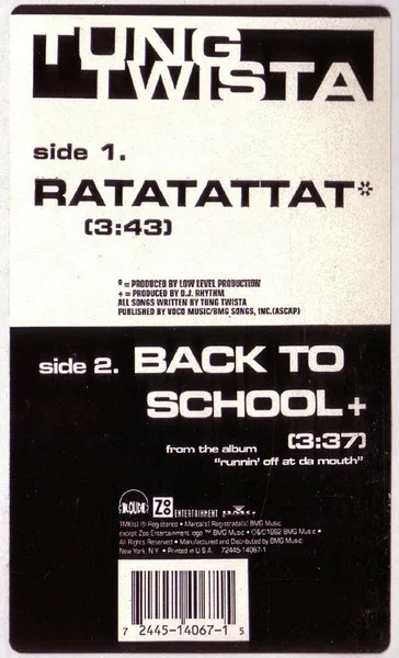 Album cover for Ratatattat / Back To School by Twista