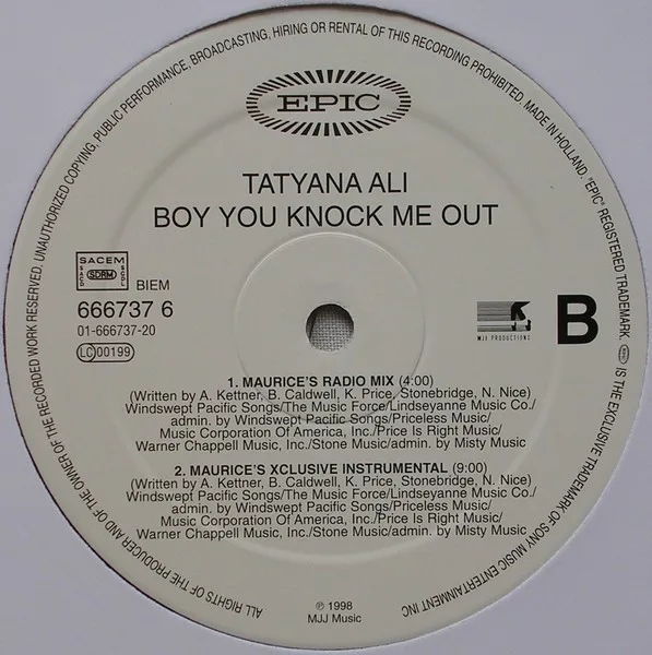 Album cover for Boy You Knock Me Out by Tatyana Ali
