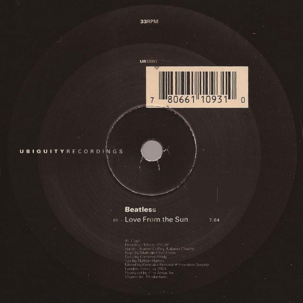 Beatless - Life Mirrors, Electronic, Broken Beat, Deep House, Downtempo, Future Jazz, Soul, 2001 - Ubiquity, US, Vinyl 1x 12"