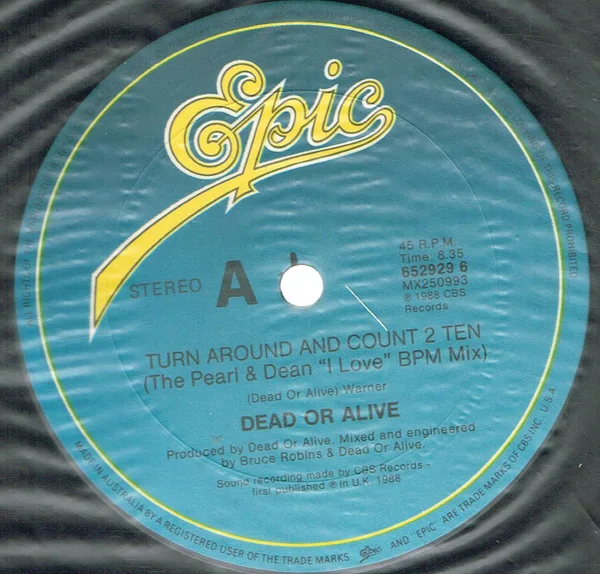 Album cover for Turn Around And Count 2 Ten (The Pearl And Dean "I Love"-BPM Mix) by Dead Or Alive