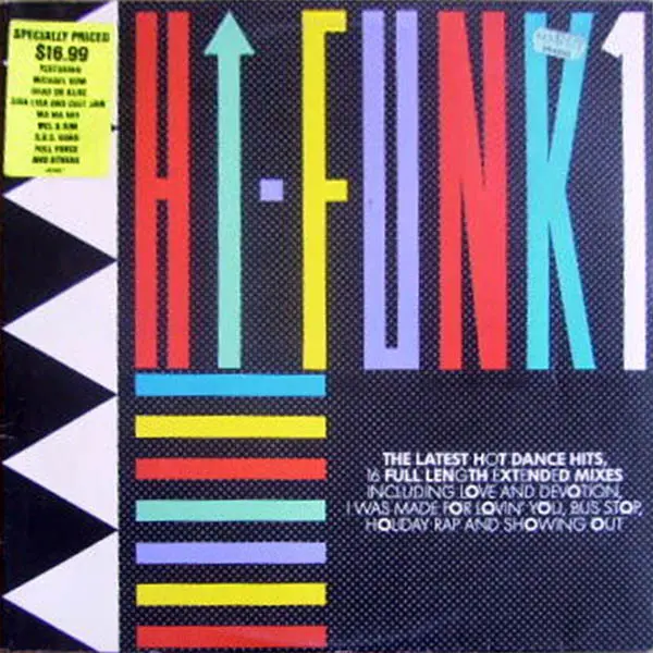 Various - Hi-Funk 1, Electronic, Dance-pop, Disco, House, 1987 - CBS, Australia, Vinyl 2x LP, Compilation