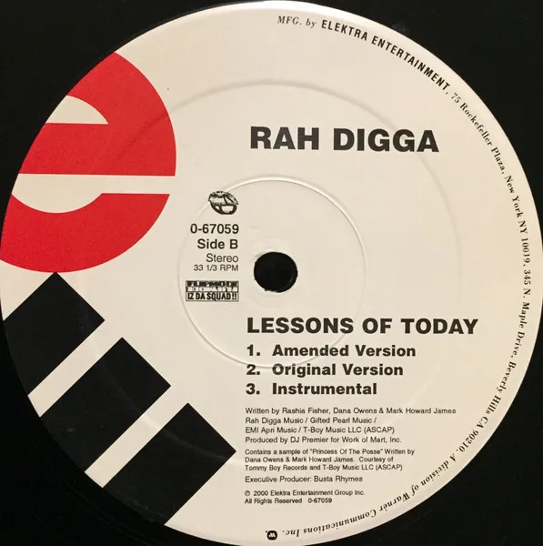 Album cover for Break Fool / Lessons Of Today by Rah Digga