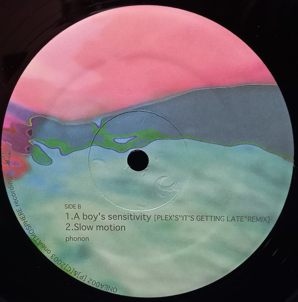 Phonon (2) - A Boy`s Sensitivity, Electronic, Downtempo, Experimental, 2003 - Oneatmosphere, Japan, Vinyl 1x 12"