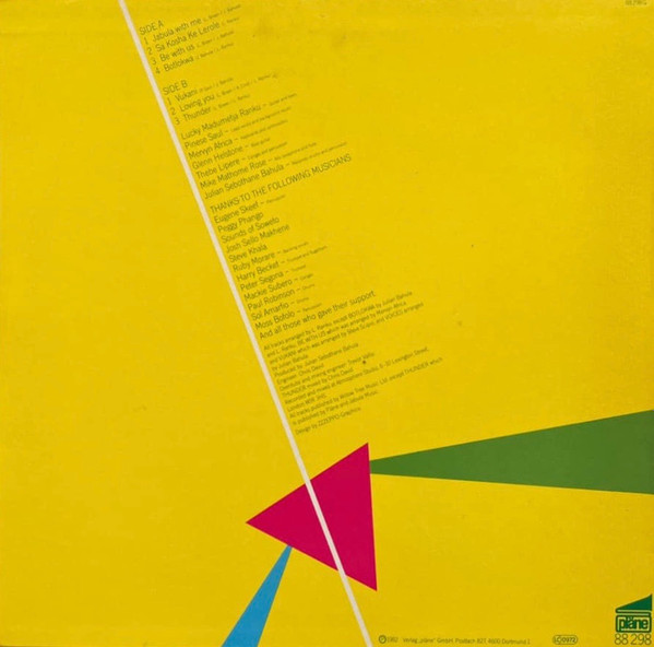 Jabula - Jabula With Me, Electronic, Folk, World, & Country, Jazz, Afrobeat, Disco, 1982 - pläne, Germany, Vinyl 1x LP, Album