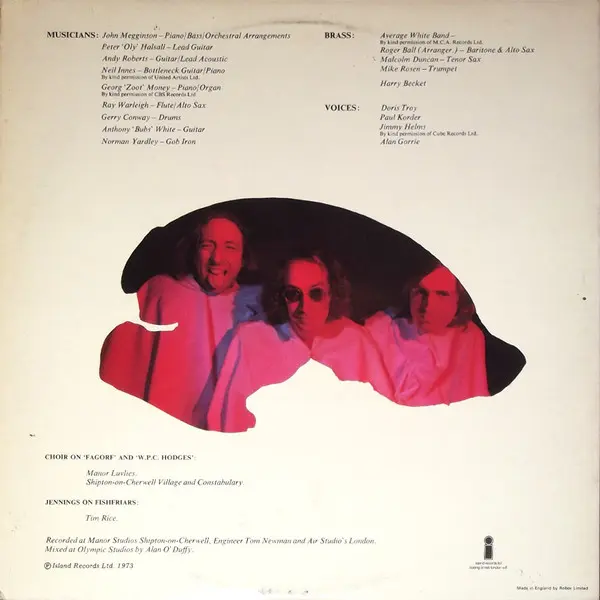 Scaffold - Fresh Liver, Non-Music, Pop, Rock, Novelty, Poetry, Spoken Word, 1973 - Island Records, UK, Vinyl 1x LP, Album