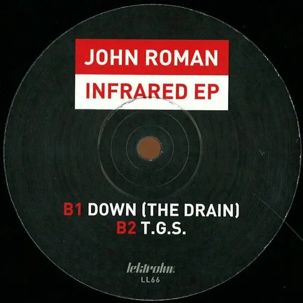 John Roman - Infrared EP, Electronic, Electro, House, 2012 - Lektroluv, Belgium, Vinyl 1x 12", EP