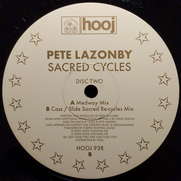 Pete Lazonby - Sacred Cycles, Electronic, Progressive House, Progressive Trance, 2000 - Hooj Choons, UK, Vinyl 1x 12", 33 ⅓ R