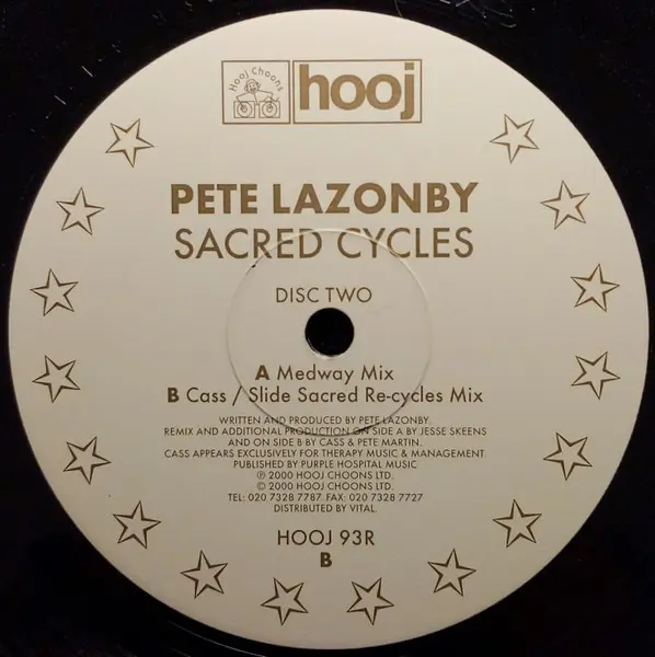Pete Lazonby - Sacred Cycles, Electronic, Progressive House, Progressive Trance, 2000 - Hooj Choons, UK, Vinyl 1x 12", 33 ⅓ R