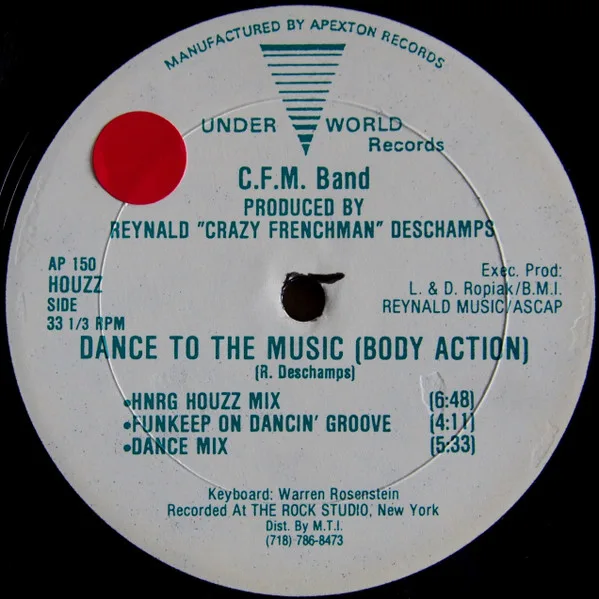 Album cover for Dance To The Music (Body Action) / Jazz It Up by C.F.M. Band