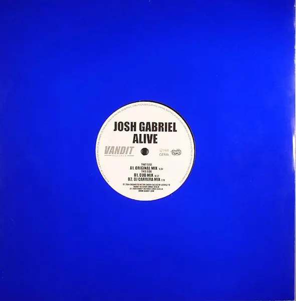 Album cover for Alive by Josh Gabriel