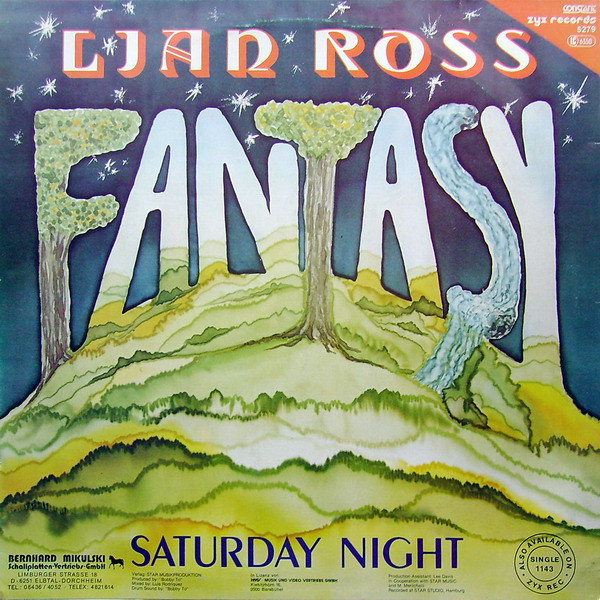 Lian Ross - Fantasy - 1985 - Euro-Disco, Hi NRG - ZYX Records - Vinyl 1x 12", Maxi-Single, 45 RPM