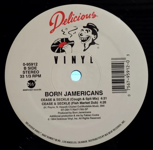 Album cover for Cease & Seckle by Born Jamericans