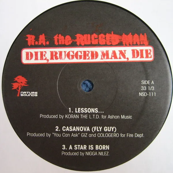 Album cover for Die, Rugged Man, Die by R.A. The Rugged Man