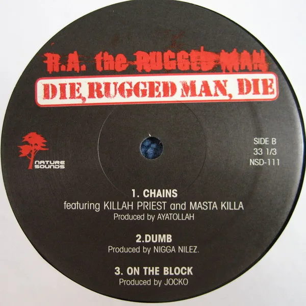 Album cover for Die, Rugged Man, Die by R.A. The Rugged Man