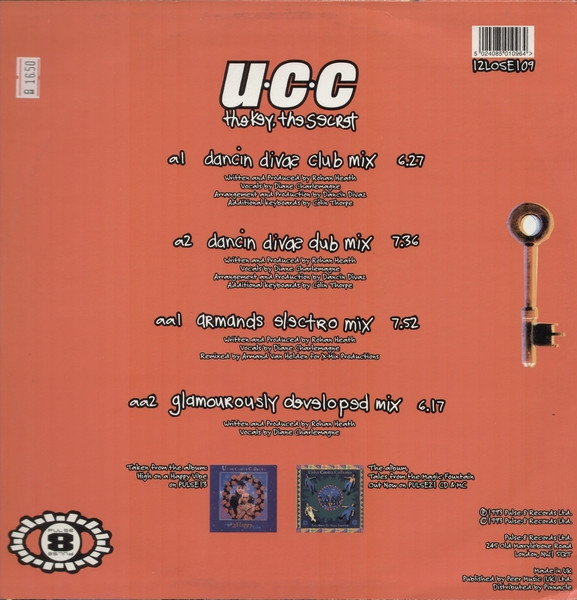Urban Cookie Collective - The Key, The Secret, Electronic, Electro, Euro House, House, 1996 - Pulse-8 Records, UK, Vinyl 1x 1
