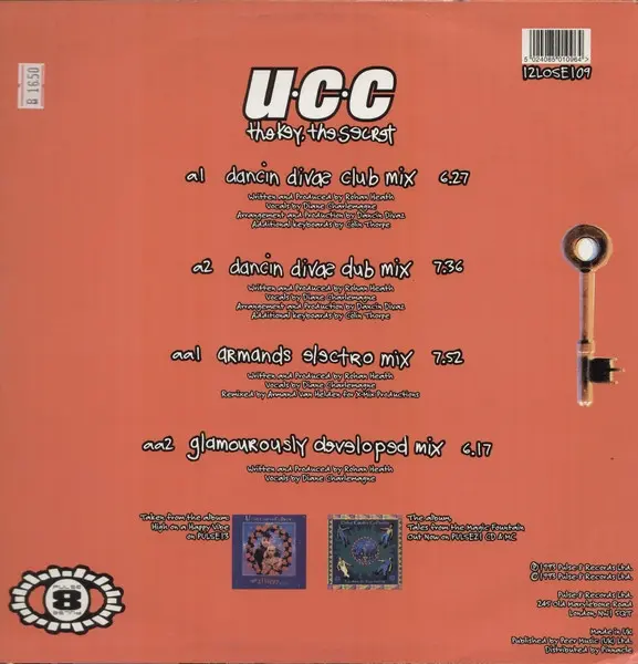 Urban Cookie Collective - The Key, The Secret, Electronic, Electro, Euro House, House, 1996 - Pulse-8 Records, UK, Vinyl 1x 1