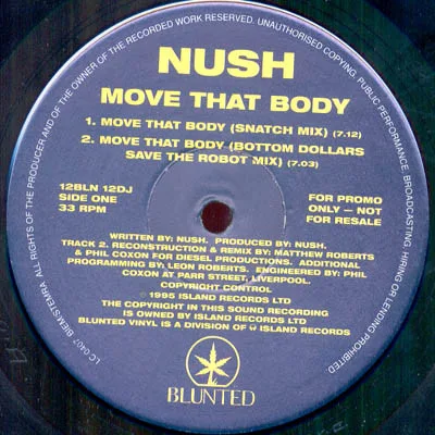 Album cover for Move That Body by Nush