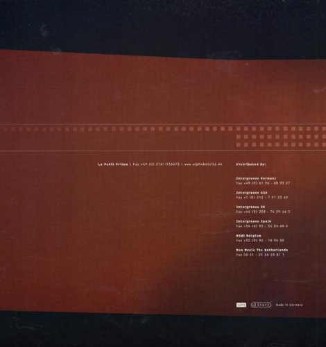 Saba - Die Strasse (Remixes), Electronic, Techno, 2001 - Le Petit Prince, Germany, Vinyl 1x 12", 33 ⅓ RPM