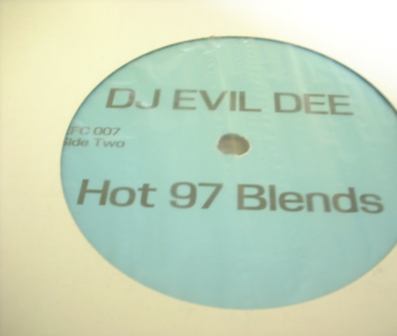 Evil Dee - Hot 97 Blends, Hip Hop, DJ Battle Tool, RnB/Swing, Not On Label, US, Vinyl 1x 12", 33 ⅓ RPM, Unofficial Release