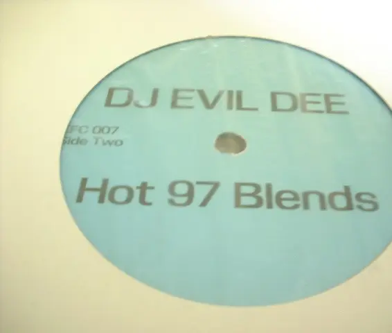 Evil Dee - Hot 97 Blends, Hip Hop, DJ Battle Tool, RnB/Swing, Not On Label, US, Vinyl 1x 12", 33 ⅓ RPM, Unofficial Release