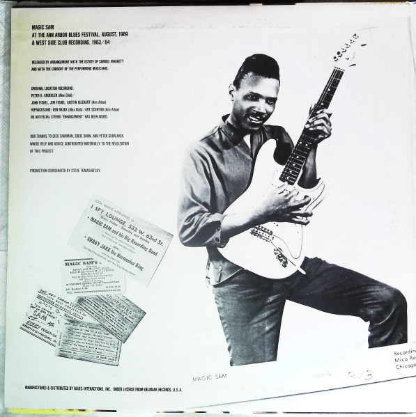 Magic Sam - Magic Sam Live, Blues, Chicago Blues, 1981 - P-Vine Special, Japan, Vinyl 2x LP