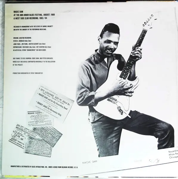 Magic Sam - Magic Sam Live, Blues, Chicago Blues, 1981 - P-Vine Special, Japan, Vinyl 2x LP