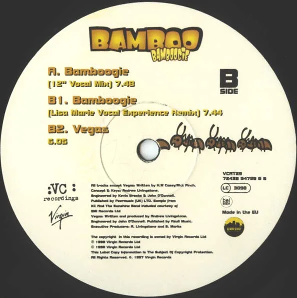 Album cover for Bamboogie by Bamboo