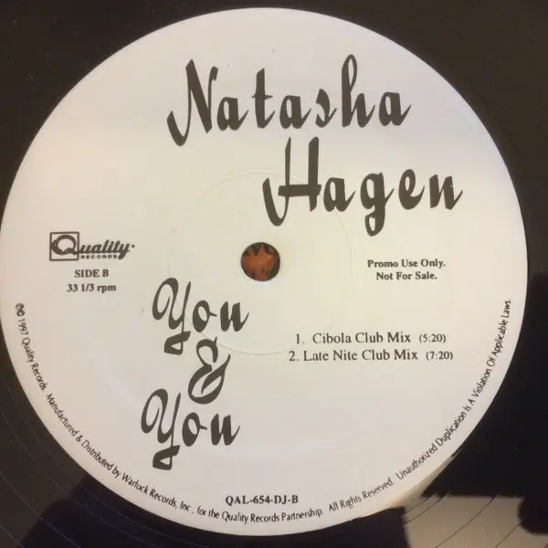 Album cover for You & You by Natascha Hagen