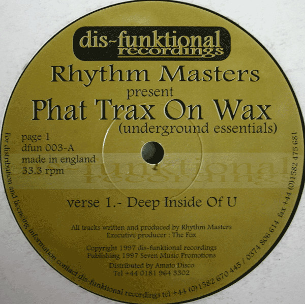 Phat Trax On Wax (Underground Essentials)