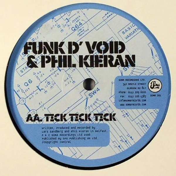 Album cover for Worm Of Mouth / Tick Tick Tick by Funk D'Void & Phil Kieran