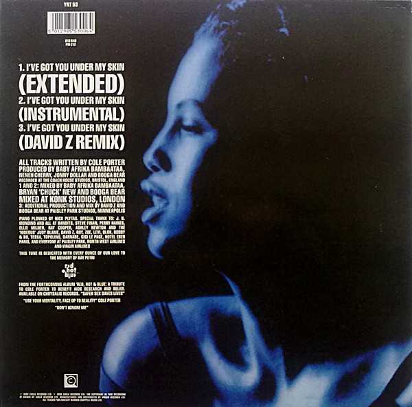 Neneh Cherry - I've Got You Under My Skin - 1990 - Downtempo, Instrumental, Trip Hop - Circa, Virgin - Vinyl 1x 12", 45 RPM, 