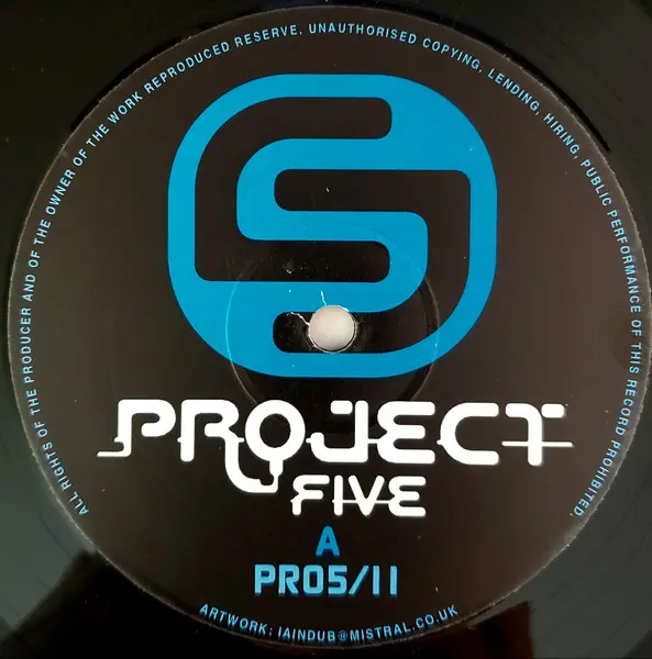 Codex - Lunar / Fluid, Electronic, Hard House, 2002 - Project Five, UK, Vinyl 1x 12"