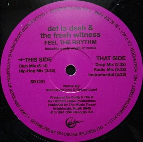 Album cover for Feel The Rhythm by Def La Desh & The Fresh Witness
