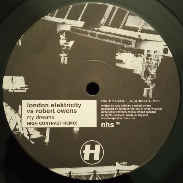 London Elektricity Versus Robert Owens - My Dreams (Remixed By Total Science & High Contrast), Electronic, Drum n Bass, 2001 