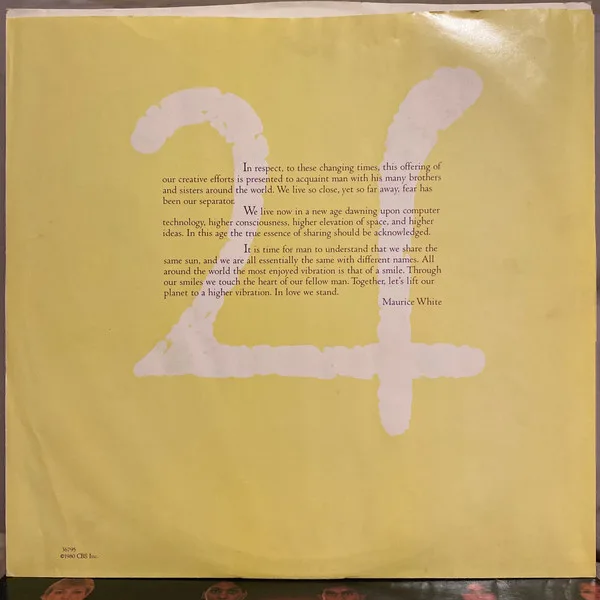 Album cover for Faces by Earth, Wind & Fire