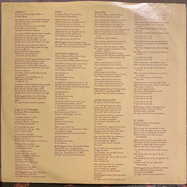 Album cover for Faces by Earth, Wind & Fire