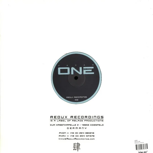 Album cover for One By One by Javah (2)