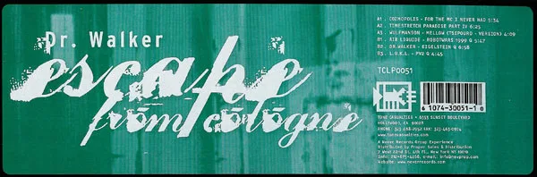 Album cover for Escape From Cologne by Dr. Walker