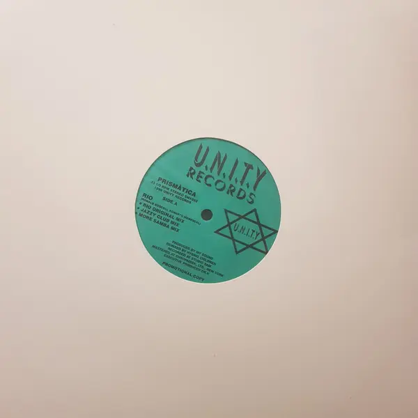 My Sound - Prismatica, Electronic, Latin, House, Tribal House, 1996 - U.N.I.T.Y Records, US, Vinyl 1x 12", 33 ⅓ RPM, Promo