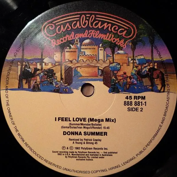 Album cover for Hot Stuff / Bad Girls / I Feel Love (Mega Mix) by Donna Summer