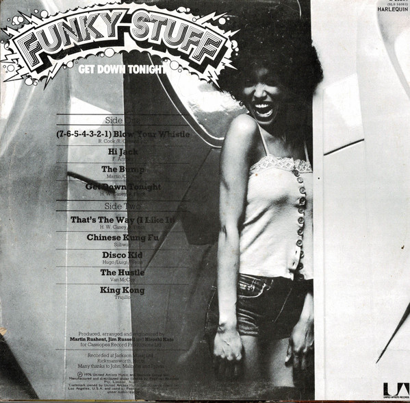 Disco Express, The - Funky Stuff (Get Down Tonight), Electronic, Disco, 1976 - Festival Records, United Artists Records, Aust