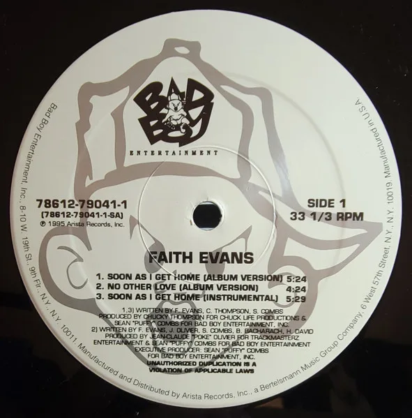 Album cover for Soon As I Get Home by Faith Evans