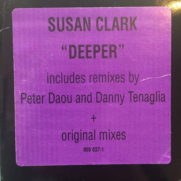 Album cover for Deeper by Susan Clark