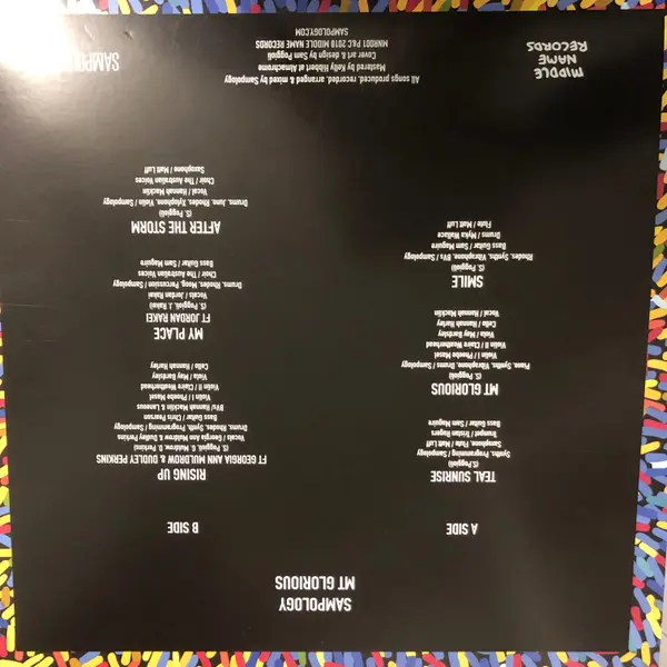 Sampology - Mt Glorious - 2018 - Ambient, Deep House, Soul - Middle Name Records - Vinyl 1x 12", EP