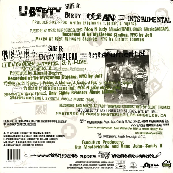 Album cover for Liberty by Masterminds