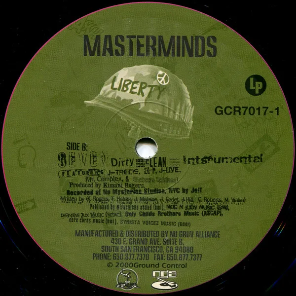 Album cover for Liberty by Masterminds