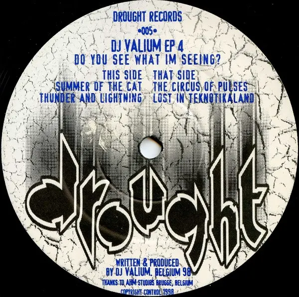Valyom - Do You See What Im Seeing?, Electronic, Techno, 1998 - Drought Records, UK, Vinyl 1x 12", 33 ⅓ RPM, EP