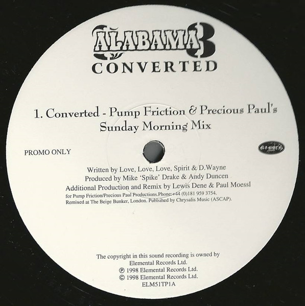 Album cover for Converted by Alabama 3