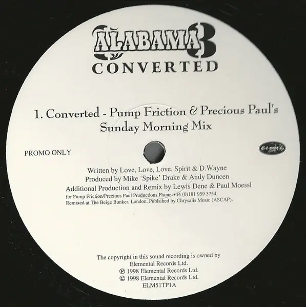 Album cover for Converted by Alabama 3